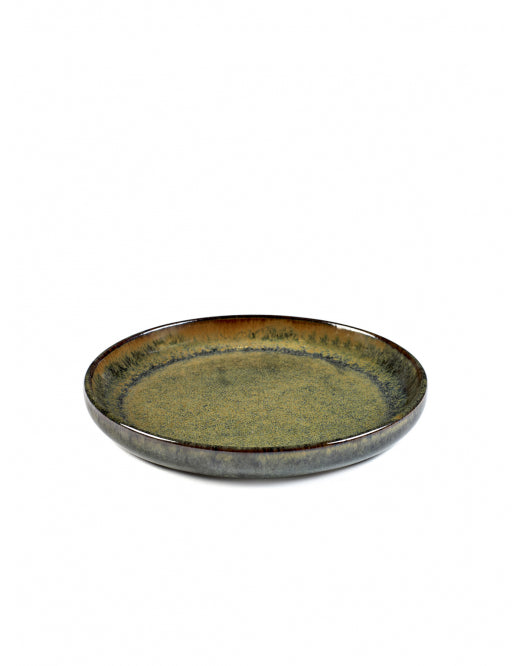 Olive plate M Surface Indi Grey