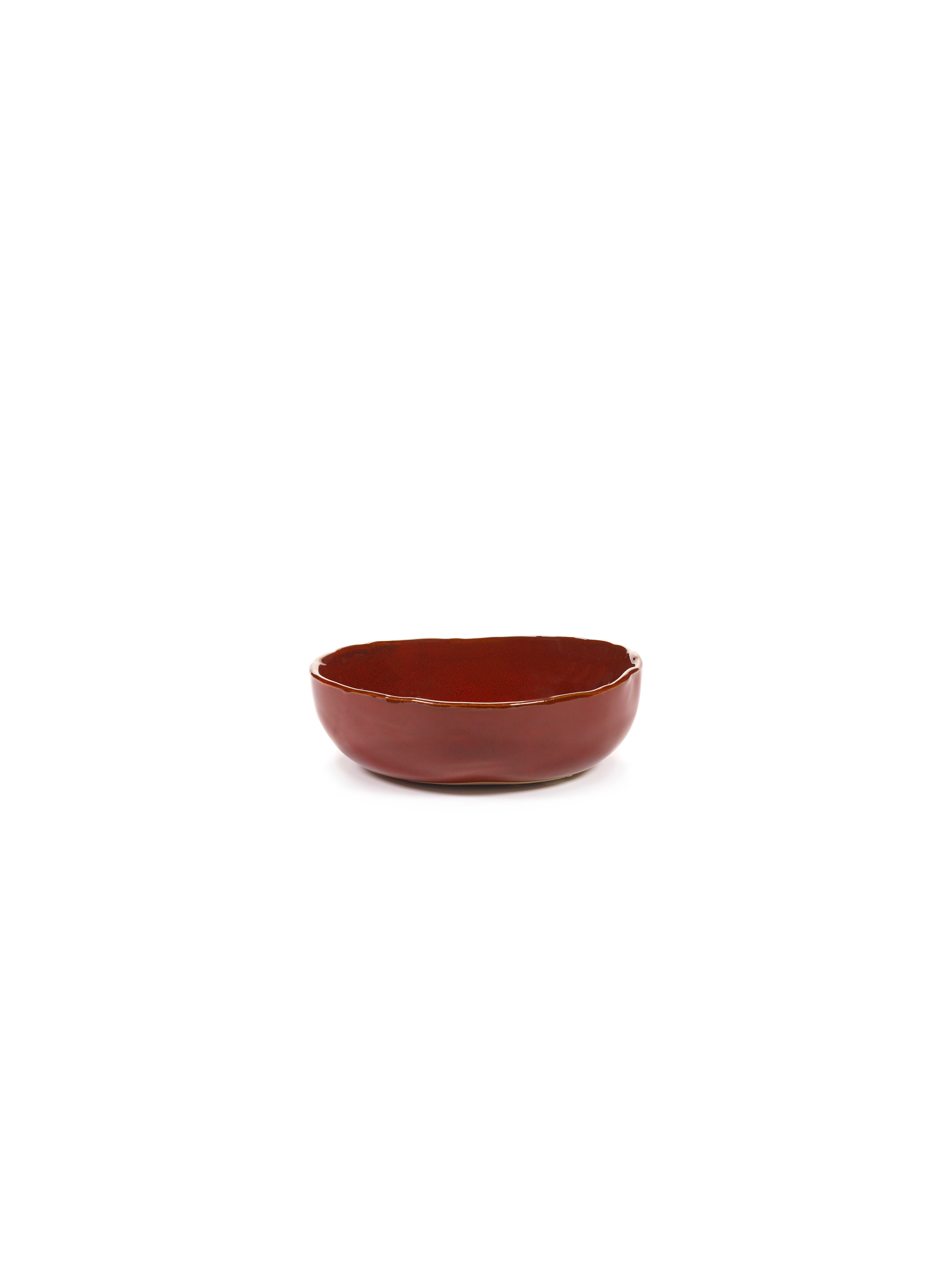 Bowl S - La Mère by Marie Michielssen - Venetian red