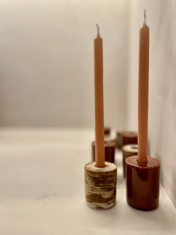 Coya candlesticks - set of 2