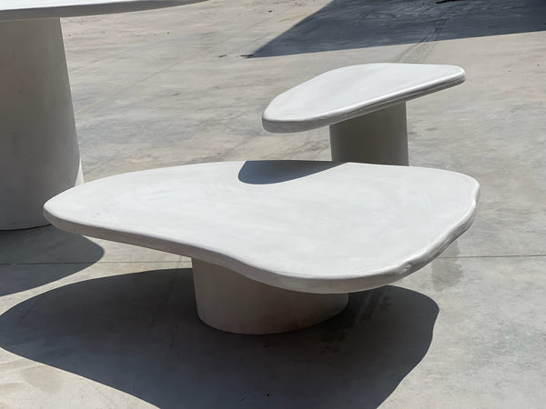 Salontafel Mortex XL - wit-grijs