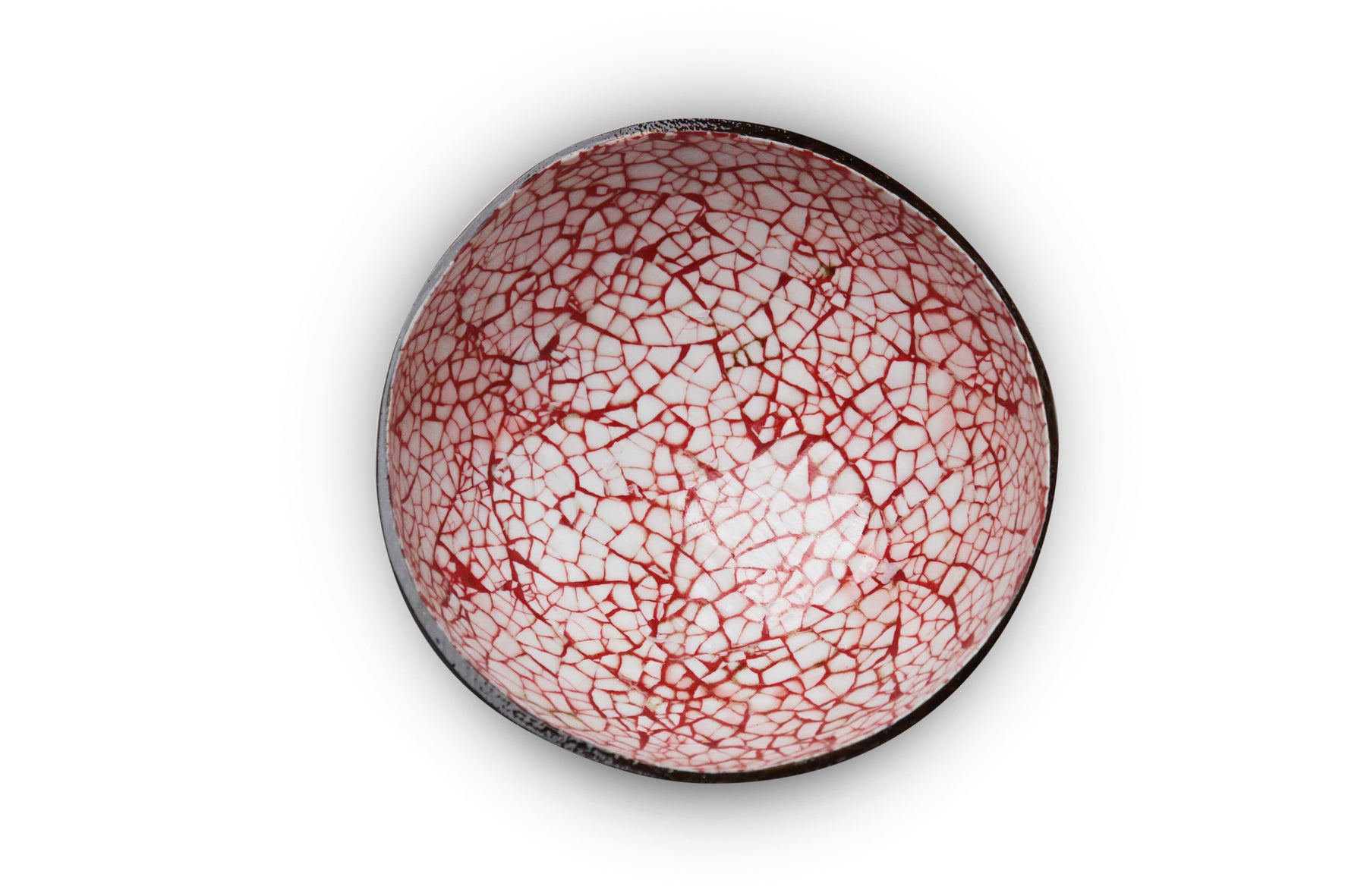 Coconut Bowl - Red Eggshell