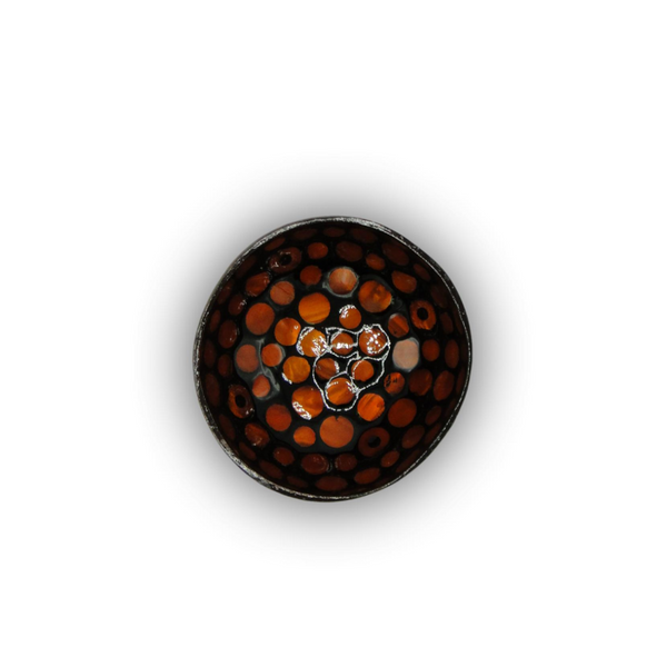 Bol à noix de coco - Perle de mer brune