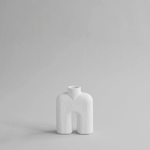 Cobra Vase - Mini - Bubbly white