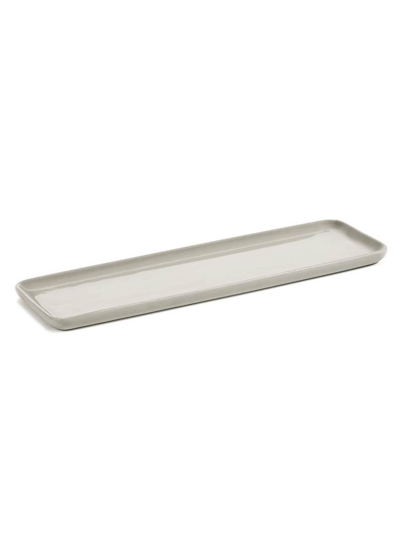 Plat rectangulaire Large beige - Bertrand Lejoly