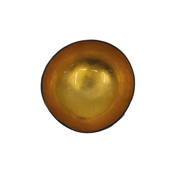 Kokoskommetje - wit - gold leaf