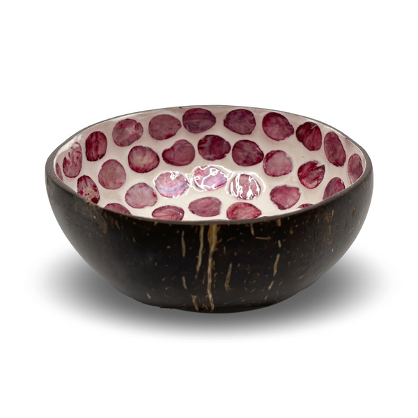 Coconut Bowl - Purple Mother of Sea Pearl