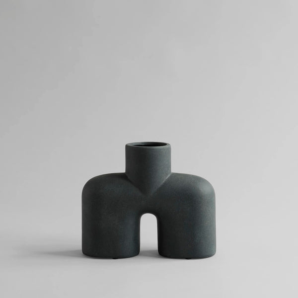 Cobra Vase - Uno Medio - Noir